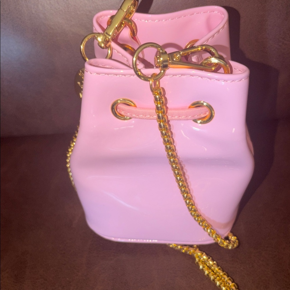 Pink Prada Micro Pouch chain strap / mini bucket bag - in box - Picture 5 of 10
